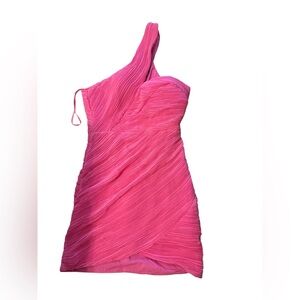 DO+BE Pink One Shoulder Dress